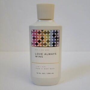 BATH & BODY WORKS Love Always Wins 3-in-1 Hair Face & Body Wash Gel 10oz NEW!